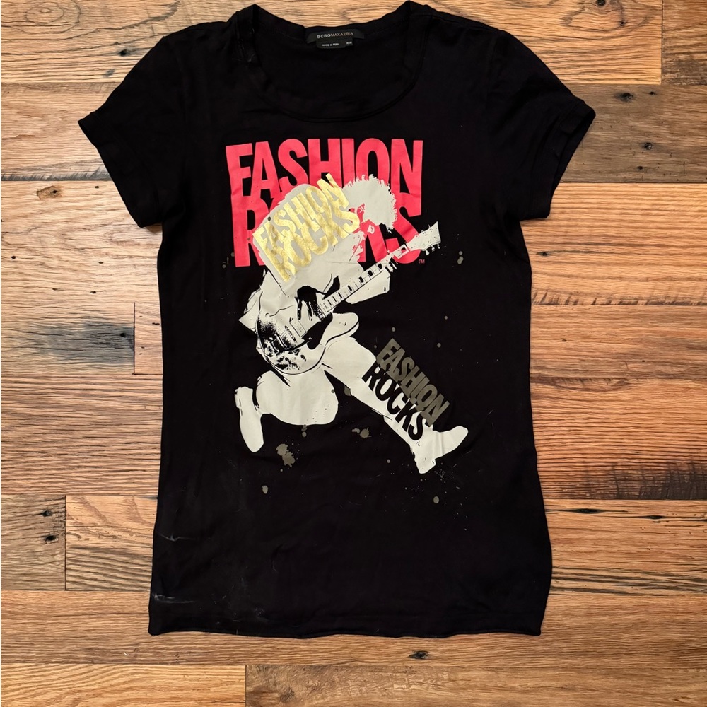 BCBG Fashion Rocks Baby Tee